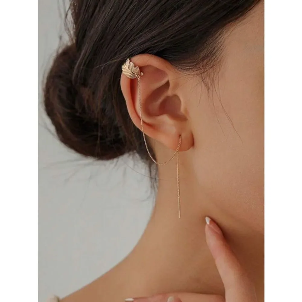 Leaf earrings N2001